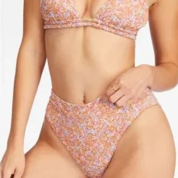 Billabong Chase the Sun Maui Rider Bikini Bottom | Size M / 10 | NWT | High-Rise - Picture 3 of 3